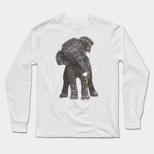 Baby Elephant Long Sleeve T-Shirt